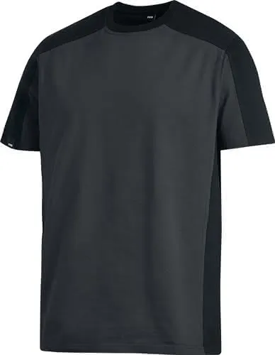 T-Shirt MARC Gr.L anthrazit/schwarz FHB Ringspinn-Baumwolle FHB