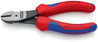 Kraftseitenschneider L.140mm pol.Form 0 2K-Hülle KNIPEX