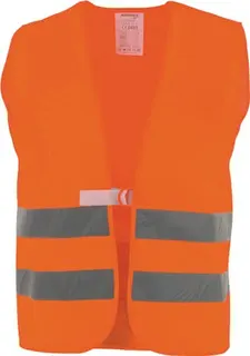 Warnweste Gr.univ.orange EN 20471 Kl.2 A SATEX – Bild 2