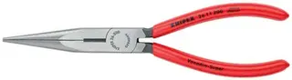 Flachrundzange L.200mm pol.ger.Ku.-Überzug KNIPEX