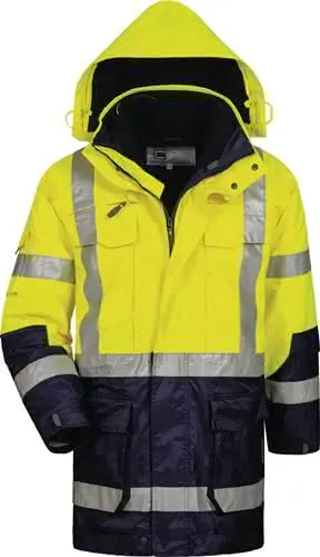 Warnschutzparka Jekyll Gr.XXL gelb/marin e ELYSEE