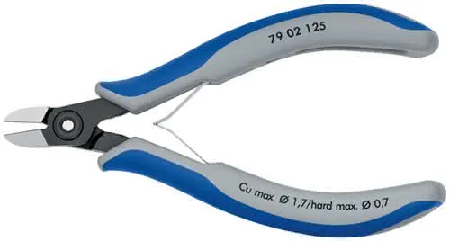 Präzisionselektronikseitenschneider L.125mm Form 0 Facette ja,sehr