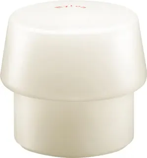 Schonhammerkopf SIMPLEX Kopf-Ø 50mm Nyl.weiß hart HALDER