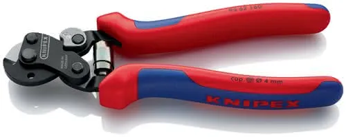 Drahtseilschere L.160mm pol.Mehrkomp.-Hüllen KNIPEX