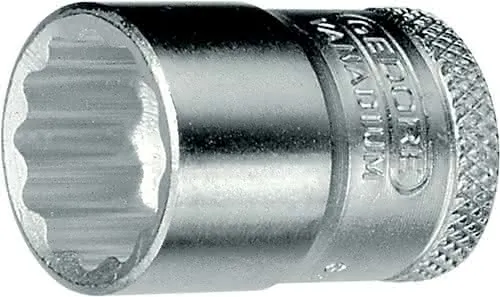 Steckschlüsseleinsatz D 30 3/8 Zoll 12-kant SW 21mm L.31mm GEDORE