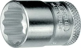 Steckschlüsseleinsatz D 30 3/8 Zoll 12-kant SW 21mm L.31mm GEDORE