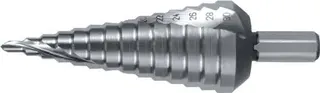 Stufenbohrer Bohrber.4-30mm HSS Spiralnut Z.2 Stufen 14 RUKO