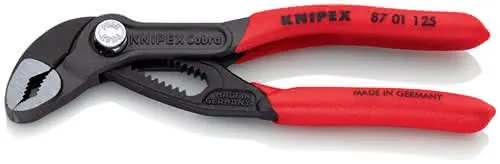 Wasserpumpenzange Cobra® L.125mm Spann-W.27mm pol.Ku.-Überzug KNIPEX