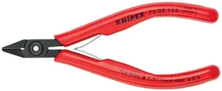 Elektronikseitenschneider L.125mm Form 0 Facette ja KNIPEX