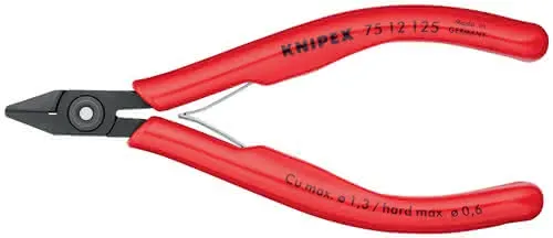 Elektronikseitenschneider L.125mm Form 1 Facette ja KNIPEX