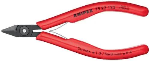 Elektronikseitenschneider L.125mm Form 2 Facette ja,kl.KNIPEX