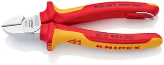 Seitenschneider L.160mm m.Öse 2K-Hülle KNIPEX