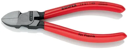 Seitenschneider f.Ku.Gesamt-L.140mm pol.ger.Ku.-Überzug KNIPEX