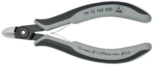 Präzisionselektronikseitenschneider L.125mm Facette ja,sehr kl.pol.ESD