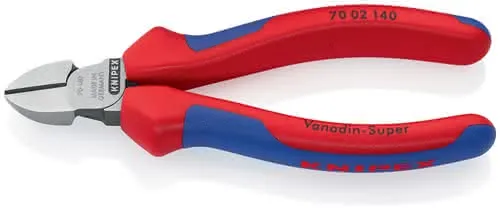 Seitenschneider L.140mm Kopf pol.Mehrkomp.-Hüllen max.1,8mm KNIPEX