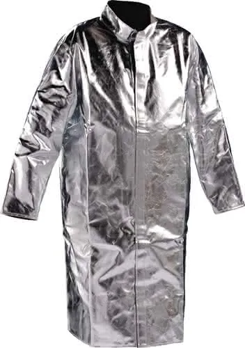 Hitzeschutzmantel m.Stehkragen Gr.52 sil ber JUTEC