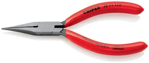 Justierzange L.135mm ger.flach,schmal Ku.-Überzug KNIPEX