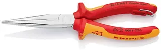 Flachrundzange L.200mm ger.VDE m.Öse Mehrkomp.-Hüllen KNIPEX – Bild 4