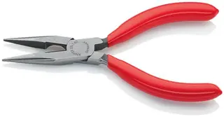 Flachrundzange L.140mm flach/rund ger.pol.Ku.-Überzug KNIPEX