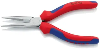 Flachrundzange L.160mm flach/rund ger.Mehrkomp.-Hüllen KNIPEX – Bild 2