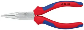 Flachrundzange L.160mm flach/rund ger.Mehrkomp.-Hüllen KNIPEX – Bild 3