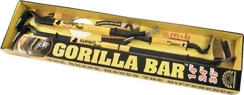 Nageleisenset Gorilla Bar Gesamt-L.350/600/900mm