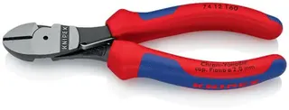 Kraftseitenschneider L.160mm pol.Form 1 Mehrkomp.-Hülle KNIPEX