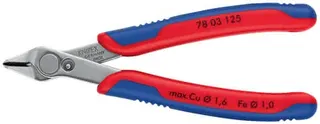Elektronikseitenschneider Super-Knips® INOX L.125mm Form 0 Facette nein pol.