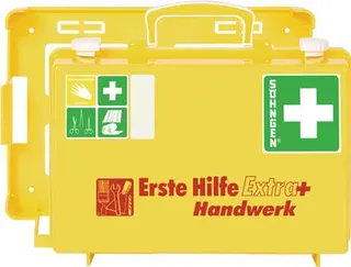 Erste Hilfe Koffer Extra+ Handwerk B310x H210xT130ca.mm leuchtgelb SÖHNGEN