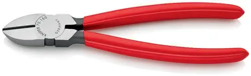 Seitenschneider L.180mm Kopf pol.Ku.-Überzug KNIPEX