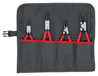 Sicherungsringzangensatz 4-tlg.in Rolltasche 10-60mm KNIPEX
