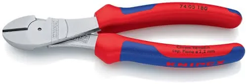 Kraftseitenschneider L.180mm Form 0 2K-Hülle KNIPEX
