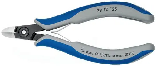 Präzisionselektronikseitenschneider L.125mm Facette ja,sehr kl.pol.KNIPEX