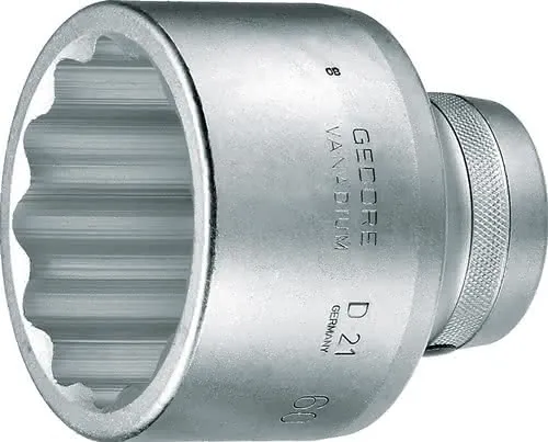 Steckschlüsseleinsatz D 21 1 Zoll 12-kant SW 60mm L.85mm GEDORE
