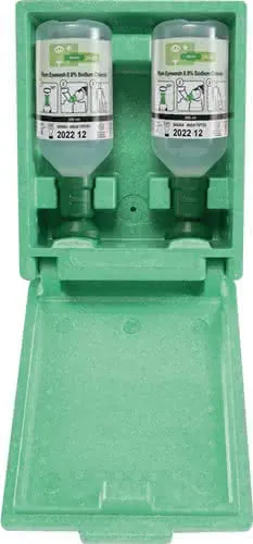 Augenspülstation 2x0,5l H280xB230xT110ca .mm
