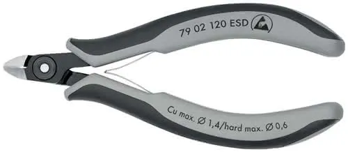 Präzisionselektronikseitenschneider L.120mm Form 0 Facette ja,sehr kl. ESD