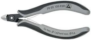Präzisionselektronikseitenschneider L.120mm Form 0 Facette ja,sehr kl. ESD