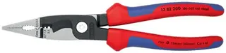 Elektroinstallationszange L.200mm pol.Mehrkomp.-Hülle o.Öffnungsf.KNIPEX