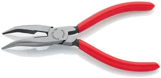 Flachrundzange L.160mm flach/rund 40Grad gew.pol.Ku.-Überzug KNIPEX – Bild 2