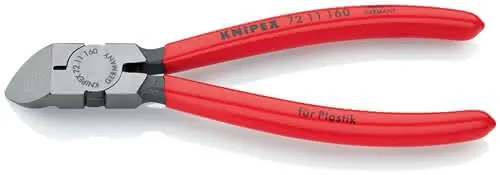 Seitenschneider f.Ku.Gesamt-L.160mm pol.45Grad gew.Ku.-Überzug KNIPEX