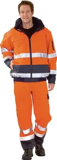 Warnschutz-Comfortjacke Gr.L orange/mari ne PLANAM