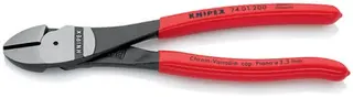 Kraftseitenschneider L.200mm pol.Form 0 Ku.-Überzug KNIPEX