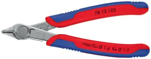 Elektronikseitenschneider Super-Knips® INOX L.125mm Form 1 Facette nein pol.