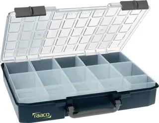 Sortimentskasten Carry Lite B415xT330xH80mm 15 Fächer RAACO