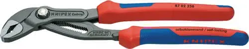 Wasserpumpenzange Cobra® L.180mm Spann-W.36mm pol.Mehrkomp.-Hülle KNIPEX