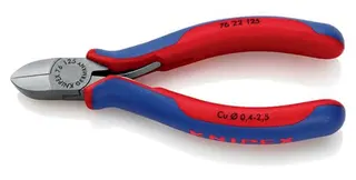 Seitenschneider L.125mm Form 2 Facette nein Kopf pol.Mehrkomp.-Hüllen KNIPEX