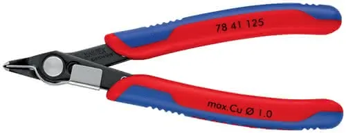 Elektronikseitenschneider Super-Knips® L.125mm Form 4 Facette nein brün.KNIPEX