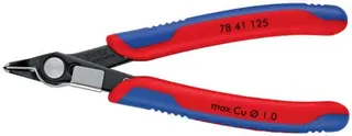 Elektronikseitenschneider Super-Knips® L.125mm Form 4 Facette nein brün.KNIPEX