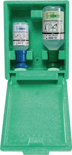 Augennotfallstation 1x200 ml pH Neutral, 1x0,5l Augenspül. PLUM