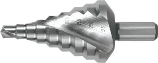 Stufenbohrer Bohrber.6,5-32,5mm HSS Spiralnut Z.2 Stufen 9 RUKO